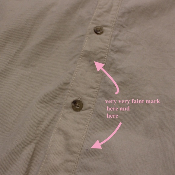 TNA cream corduroy button down - Picture 3 of 10